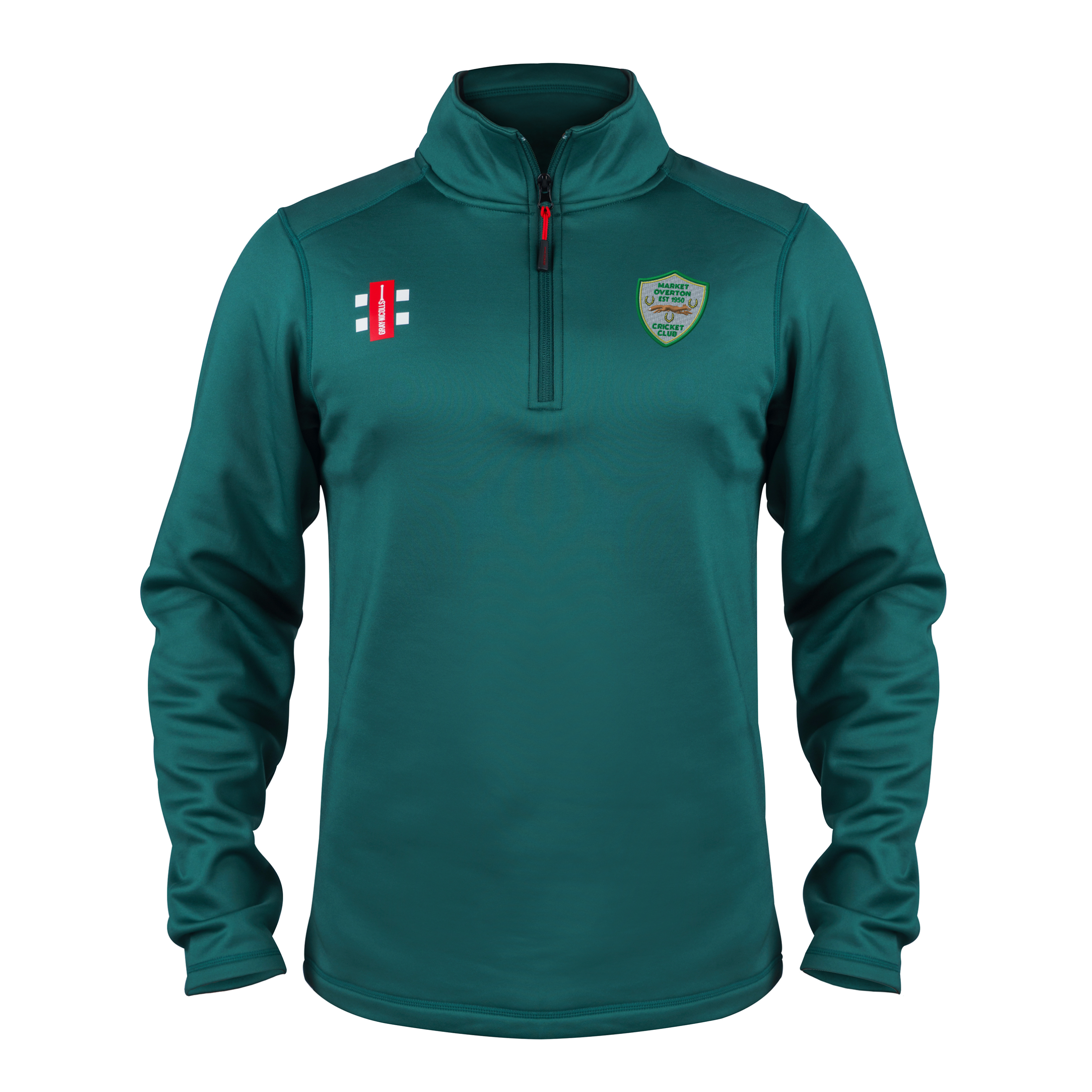 gray-nicolls-market-overton-cc-storm-fleece-senior-pile-cricket-verde image 1