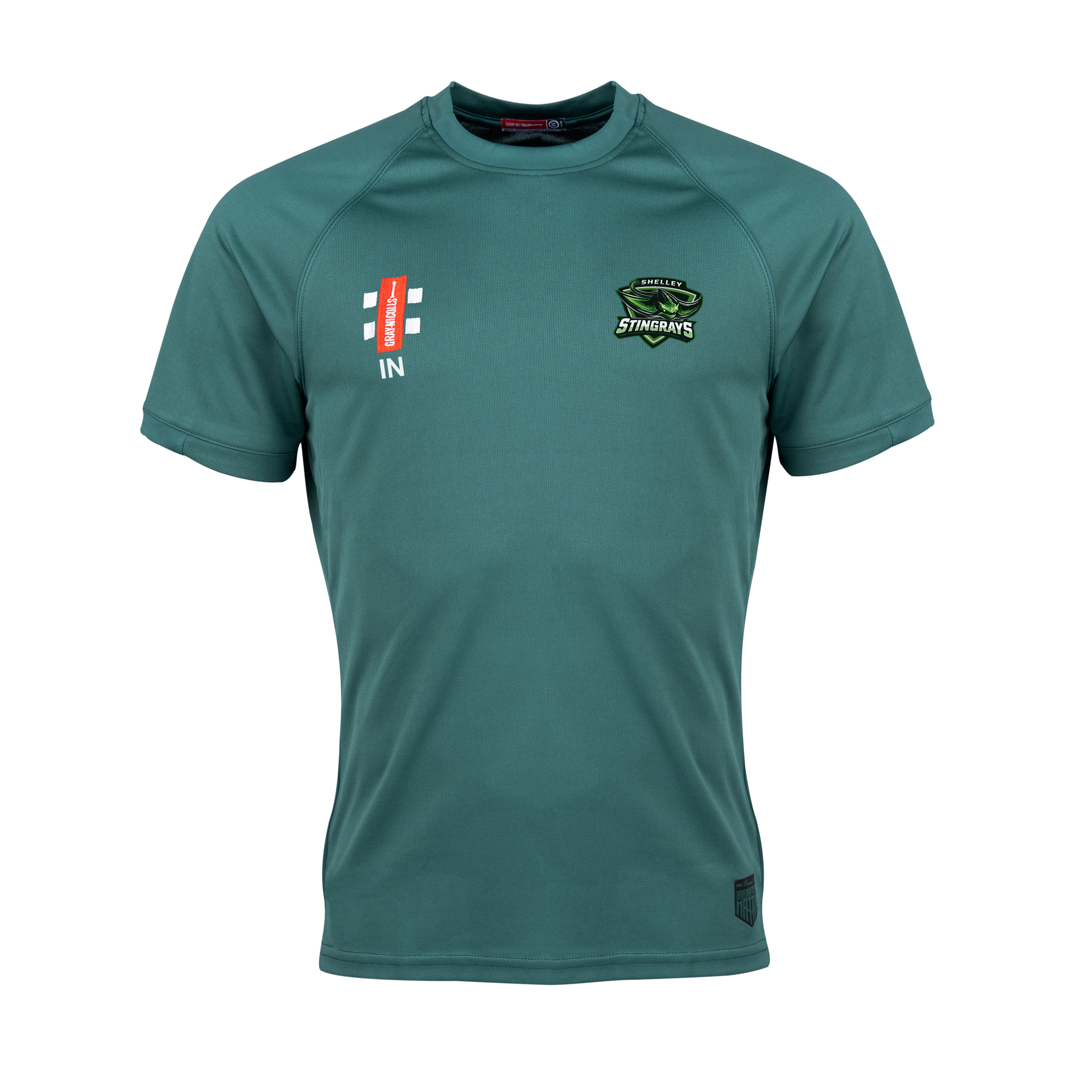 gray-nicolls-shelley-cricket-club-matrix-v2-t-shirt-manica-corta-senior-verde image 1