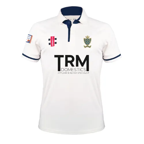 gray-nicolls-stockport-cc-senior-pro-performance-v3-maglia-s-s-avorio-navy image 1