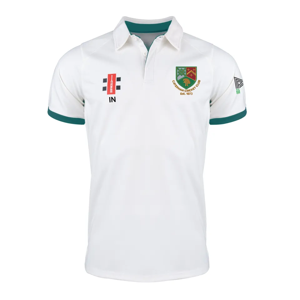 gray-nicolls-pro-performance-v2-s-s-shirt-senior-caterham-cc-ivory-green image 1