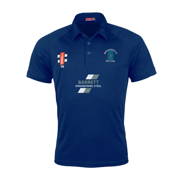 gray-nicolls-wedgwood-c-c-junior-matrix-v2-polo-manica-corta-blu-navy image 1