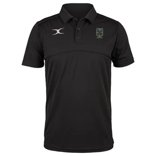 gilbert-rugby-durham-county-referee-photon-ii-polo-manica-corta-senior-nero image 1
