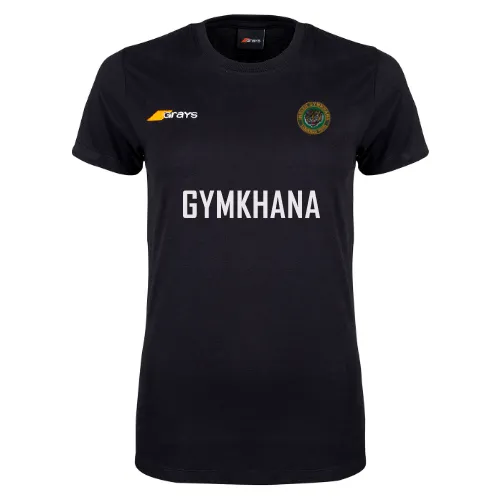 grays-indian-gymkhana-tangent-t-shirt-donna-nero-cotone-bio image 1