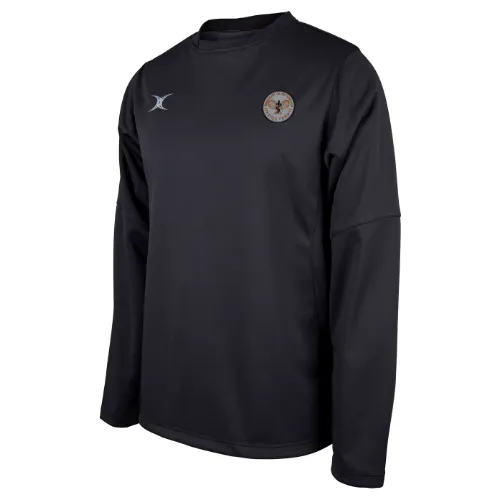 gilbert-rugby-pro-top-riscaldamento-senior-nottingham-medics-tennis-nero image 1