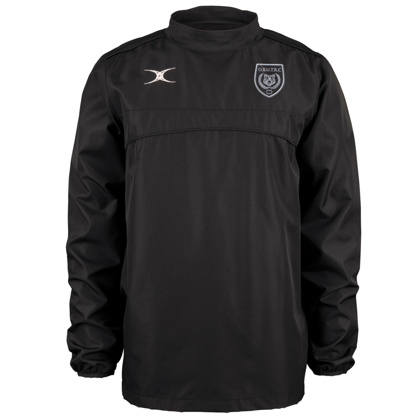 gilbert-rugby-oxford-brooks-photon-giacca-warm-up-uomo-nera-senior image 1