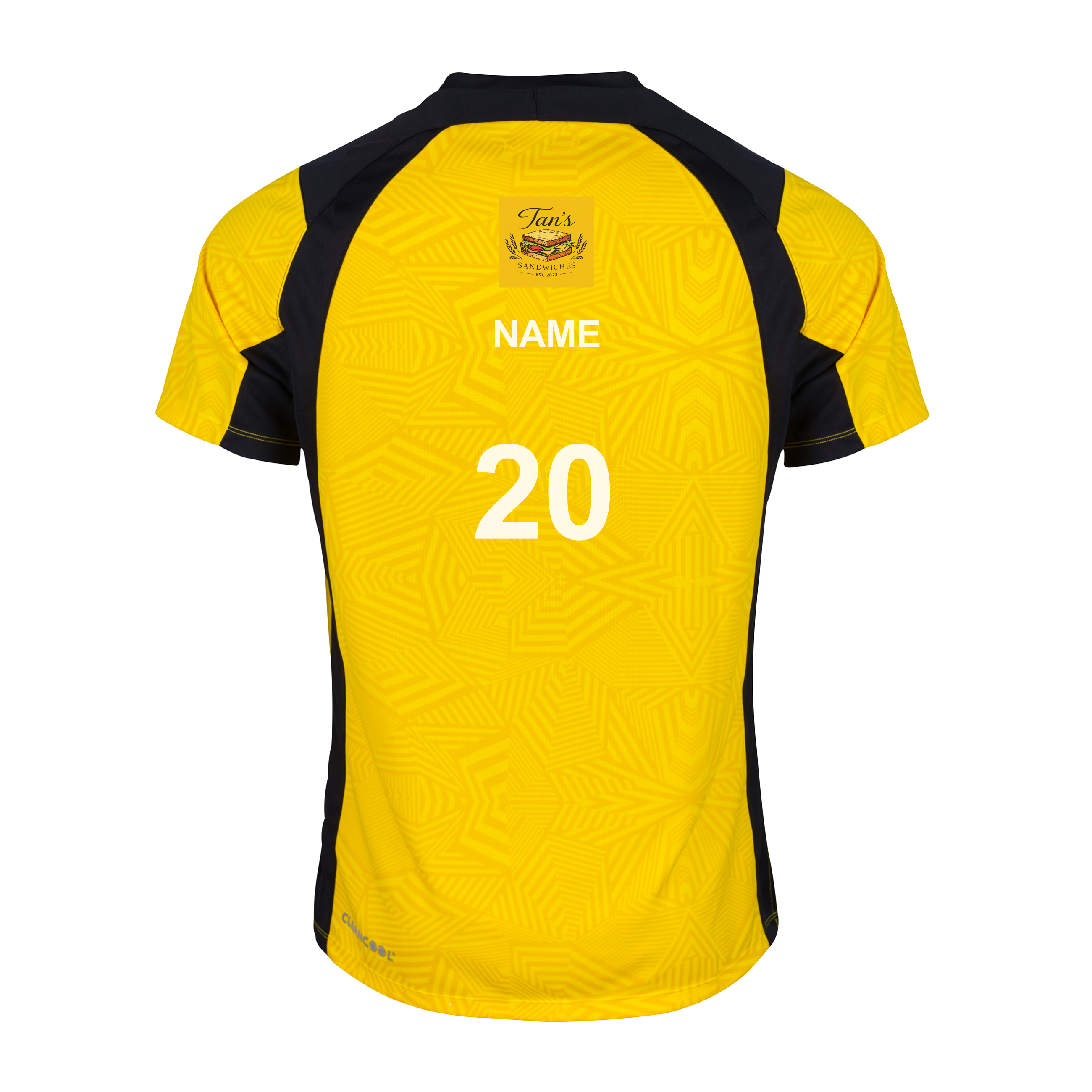 gray-nicolls-carmel-and-district-cricket-club-senior-maglia-pro-t20-s-s-giallo-n image 2