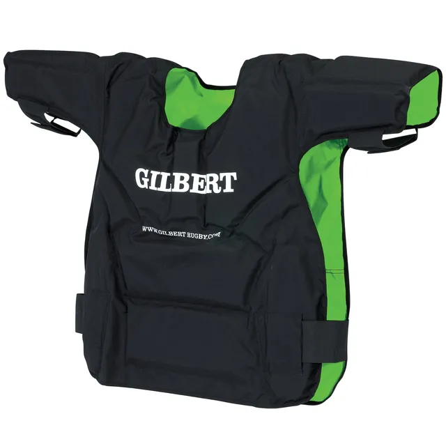 gilbert-rugby-contact-top-junior-nero-verde-corpetto-protettivo-reversibile image 1