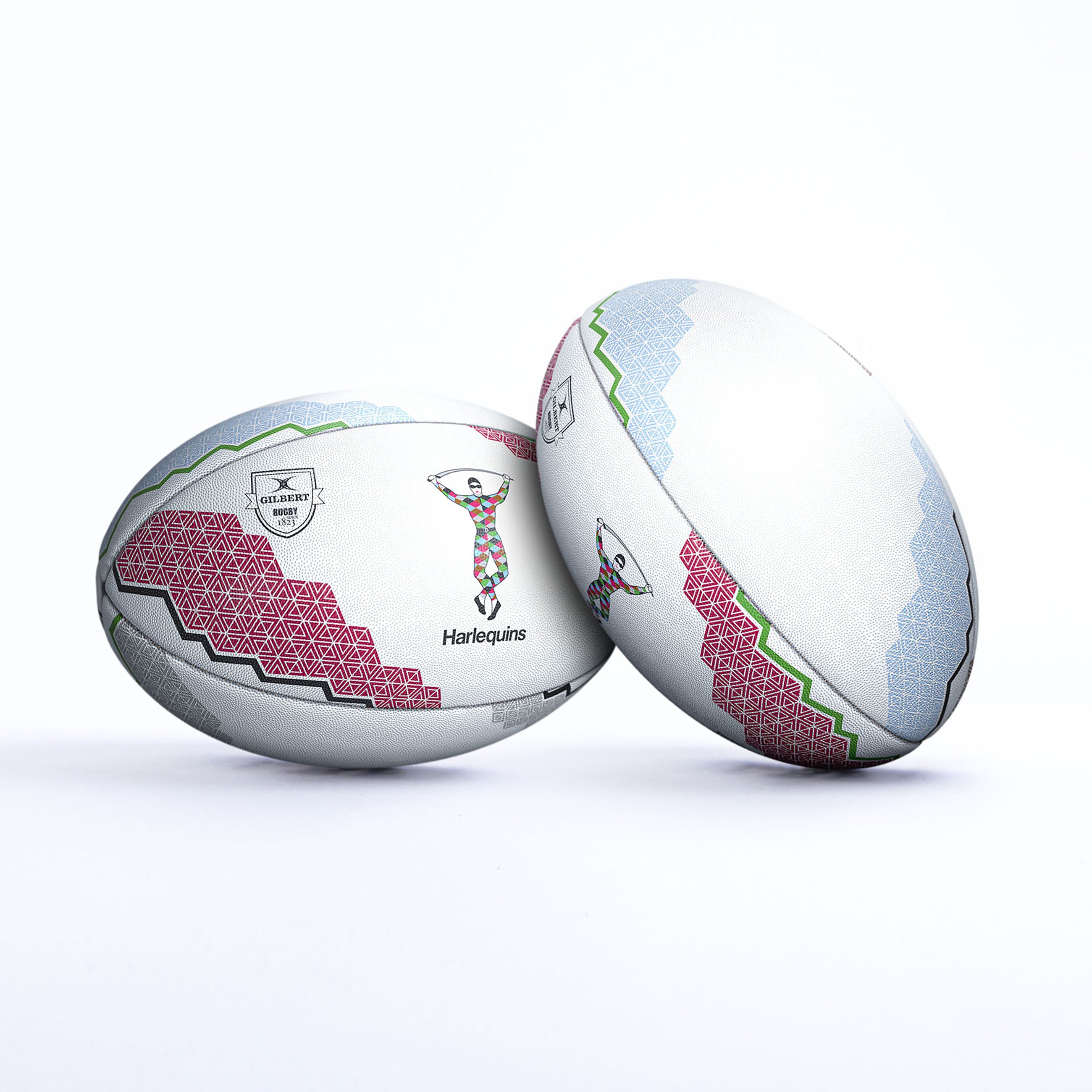 gilbert-rugby-harlequins-supporter-ball-pallone-da-rugby-da-tifoso image 1