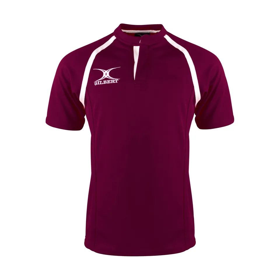 gilbert-rugby-xact-maglia-match-senior-nero-blu-navy-scuro image 1