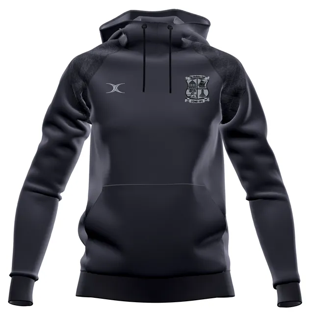 gilbert-rugby-gts-felpa-con-cappuccio-donna-nera-lydney-rfc image 1