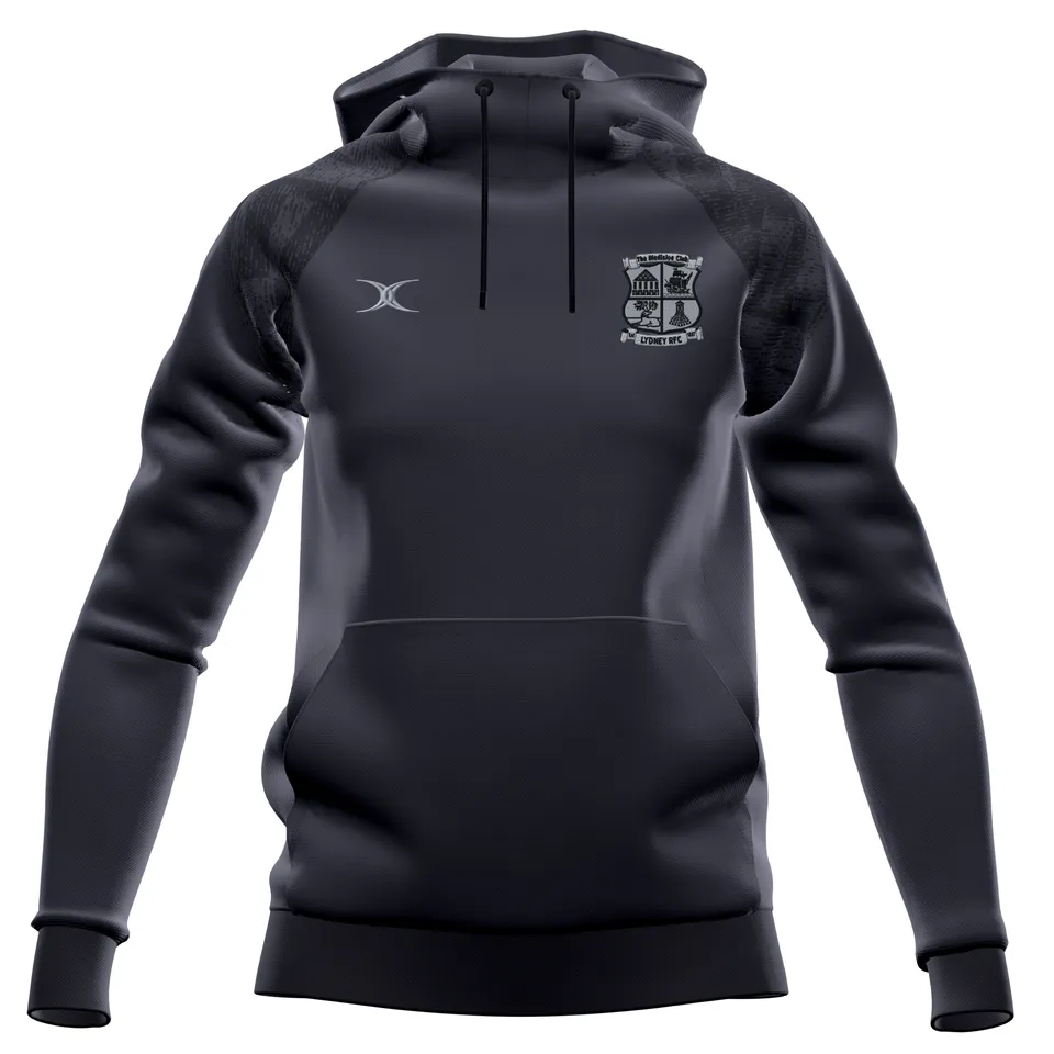 gilbert-rugby-gts-felpa-con-cappuccio-donna-nera-lydney-rfc image 1
