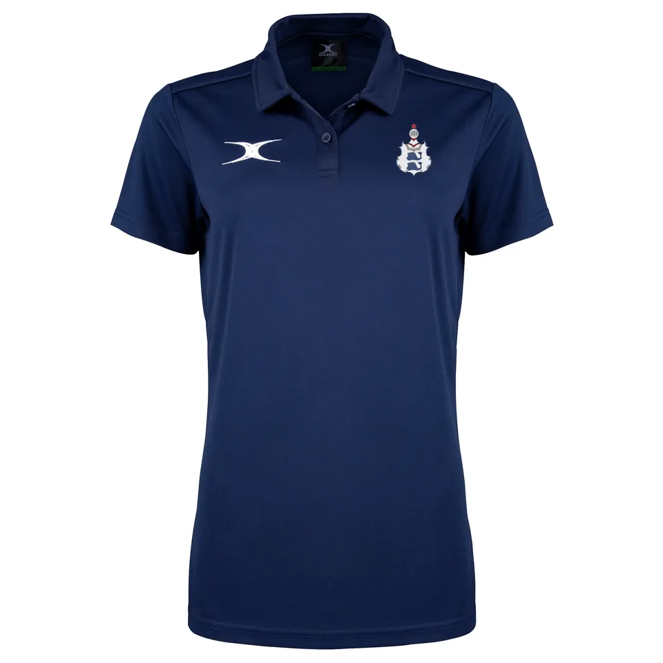 gilbert-rugby-brighton-rfc-photon-ii-polo-donna-manica-corta-blu-navy-scuro image 1