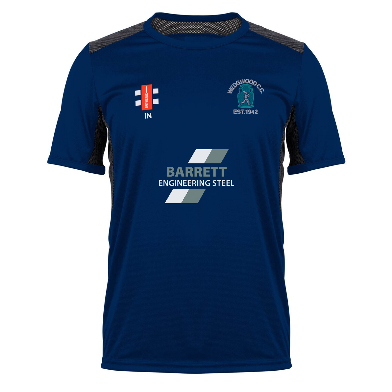 gray-nicolls-wedgwood-c-c-junior-t-shirt-pro-performance-manica-corta-blu-navy image 1