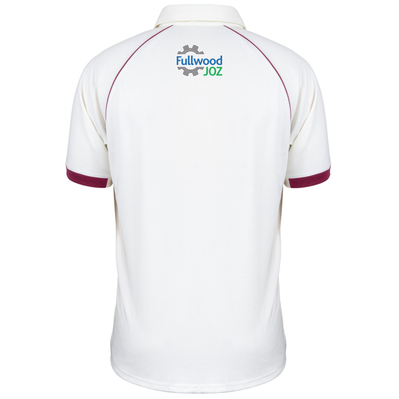 gray-nicolls-ellesmere-matrix-v2-maglia-s-s-junior-avorio-bordeaux-con-iniziali image 2