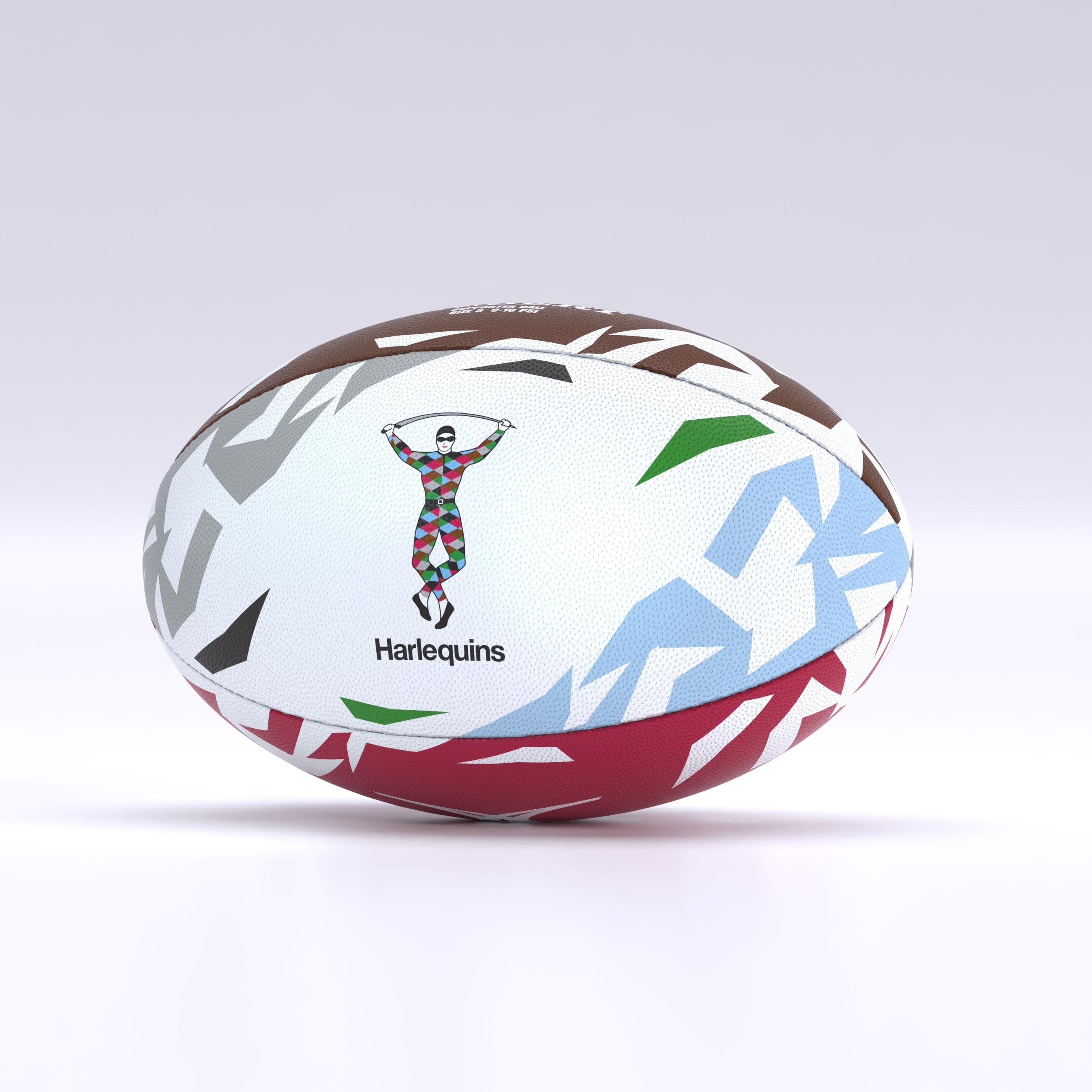 gilbert-rugby-pallone-supporter-harlequins-misura-4-5 image 2