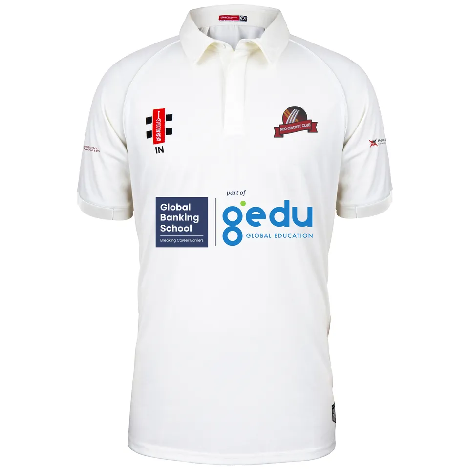 gray-nicolls-neo-cricket-club-maglia-gara-matrix-v2-manica-corta-avorio-senior image 1