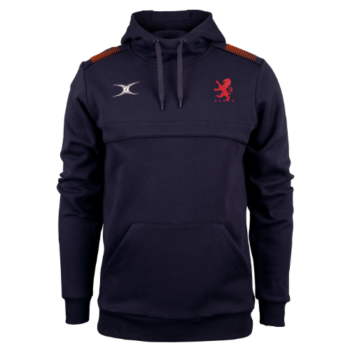 gilbert-rugby-london-scottish-f-c-uomo-photon-felpa-cappuccio-blu-navy image 1