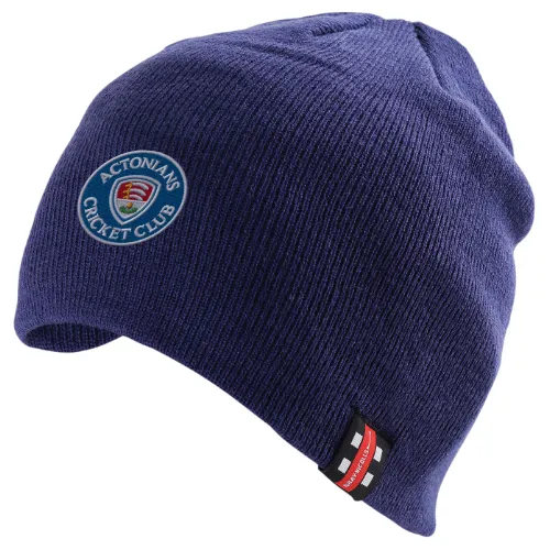 gray-nicolls-actonians-cricket-club-berretto-beanie-adulto-blu-navy-scuro image 1
