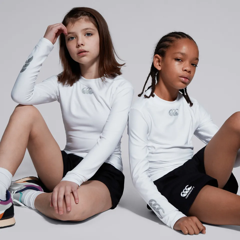 canterbury-junior-thermoreg-top-manica-lunga-bianco image 1