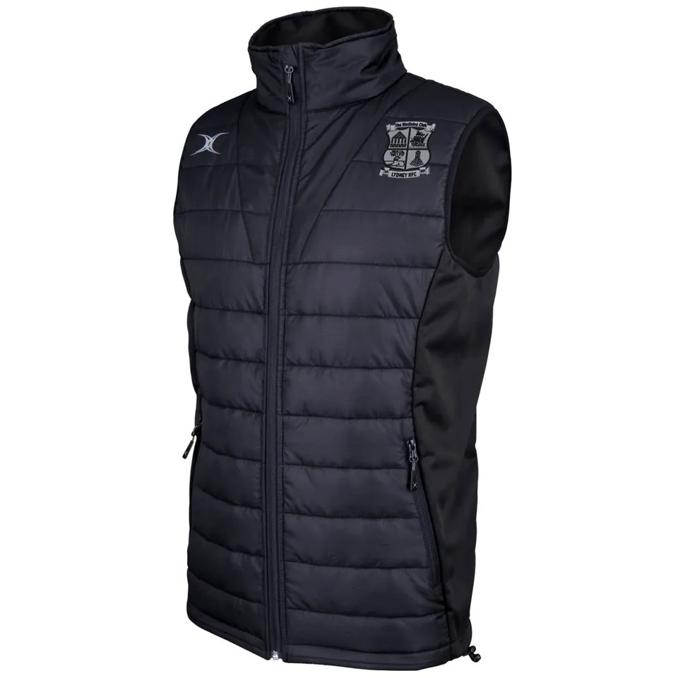 gilbert-rugby-lydney-rfc-senior-body-warmer-uomo-nero-pro image 1