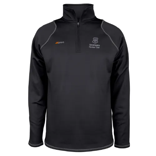 grays-quest-ii-1-4-zip-fleece-senior-sevenoaks-hockey-club-nero-adulto image 1