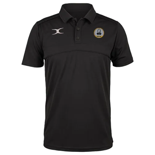 gilbert-rugby-www-senior-photon-ii-polo-manica-corta-nera image 1
