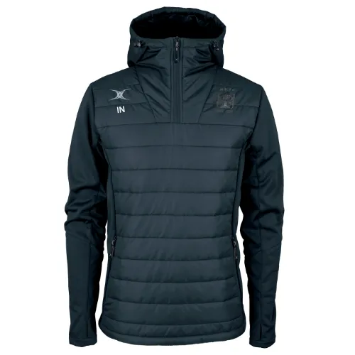 gilbert-rugby-dunfermline-rfc-adult-giacca-pro-active-quarter-zip-dark-navy image 1