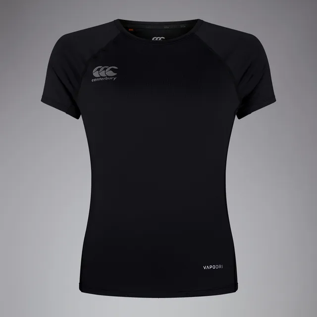 canterbury-superlight-t-shirt-training-donna-nero-manica-corta image 1