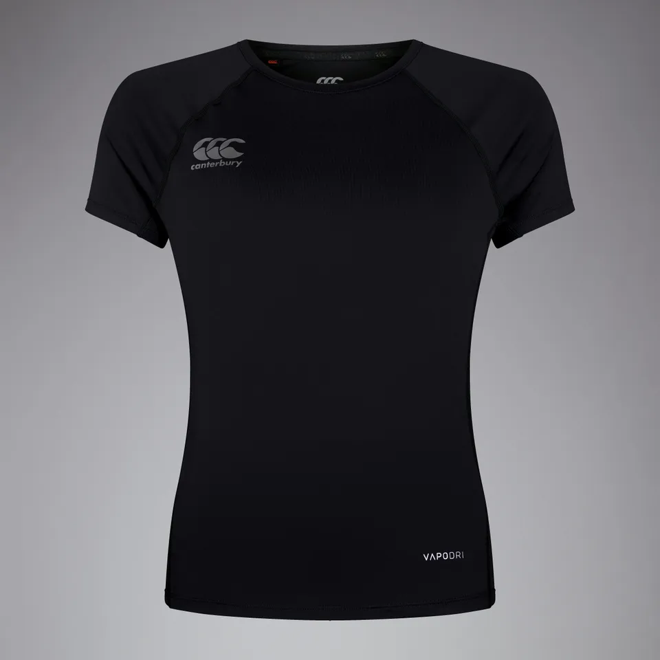 canterbury-superlight-t-shirt-training-donna-nero-manica-corta image 1