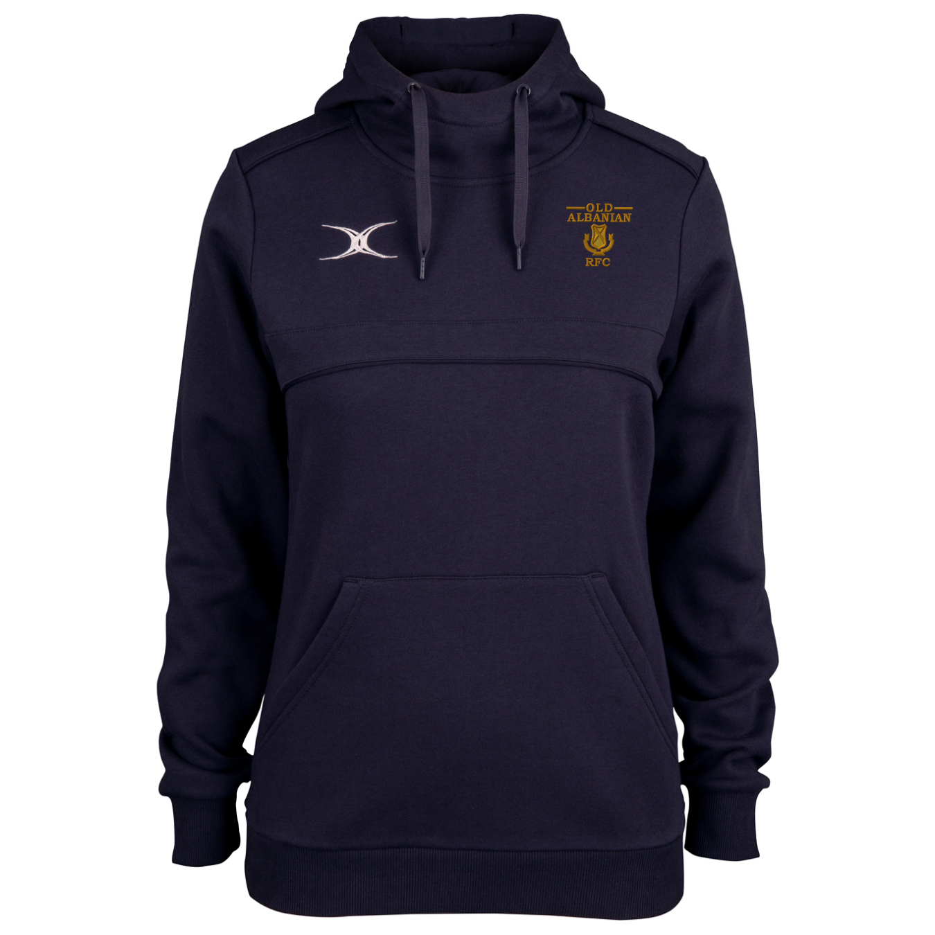 gilbert-rugby-old-albanians-rfc-donna-felpa-con-cappuccio-photon-blu-navy image 1