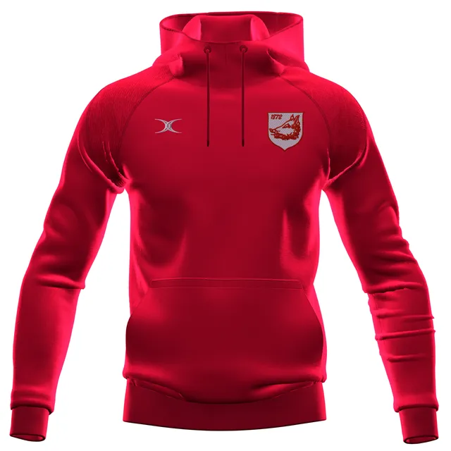 gilbert-rugby-bromsgrove-rfc-junior-felpa-gts-con-cappuccio-rossa image 1