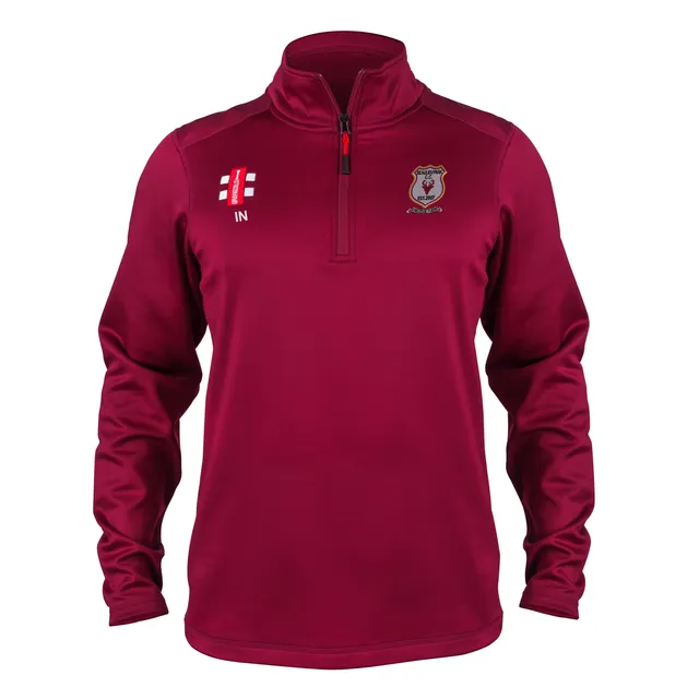 gray-nicolls-beaulieu-park-cc-senior-storm-pile-fleece-maroon image 1