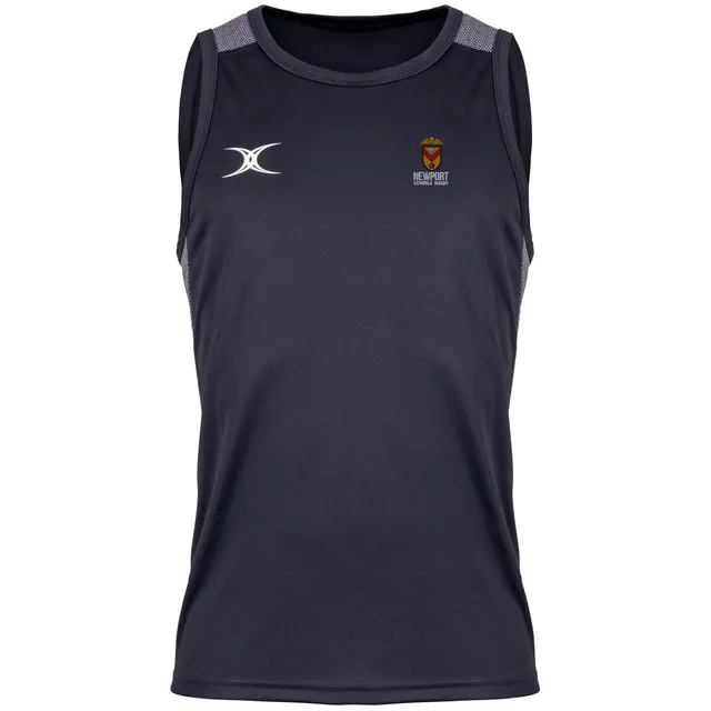 gilbert-rugby-newport-schools-rugby-canotta-pro-senior-nera image 1