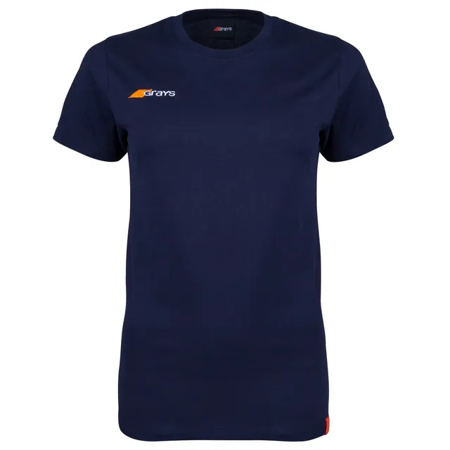 grays-tangent-t-shirt-donna-cotone-organico-nero-navy-bianco image 1