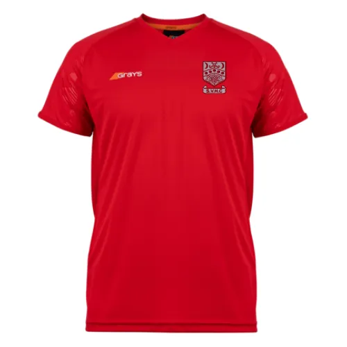 grays-axis-650-maglia-hockey-adulto-manica-corta-rossa-sutton-vallance-hc image 1