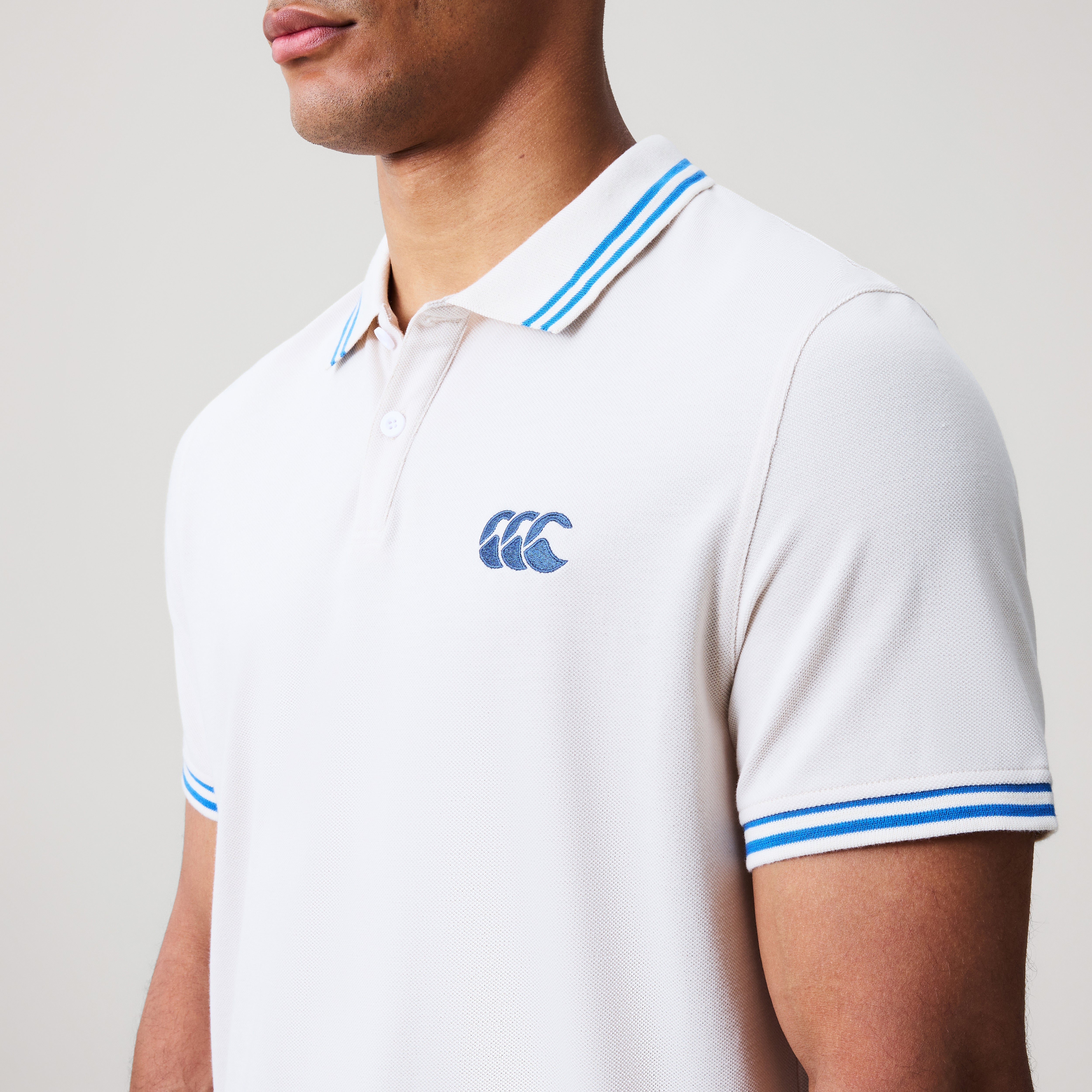 canterbury-solid-pique-polo-uomo-grigia-standard-fit image 7