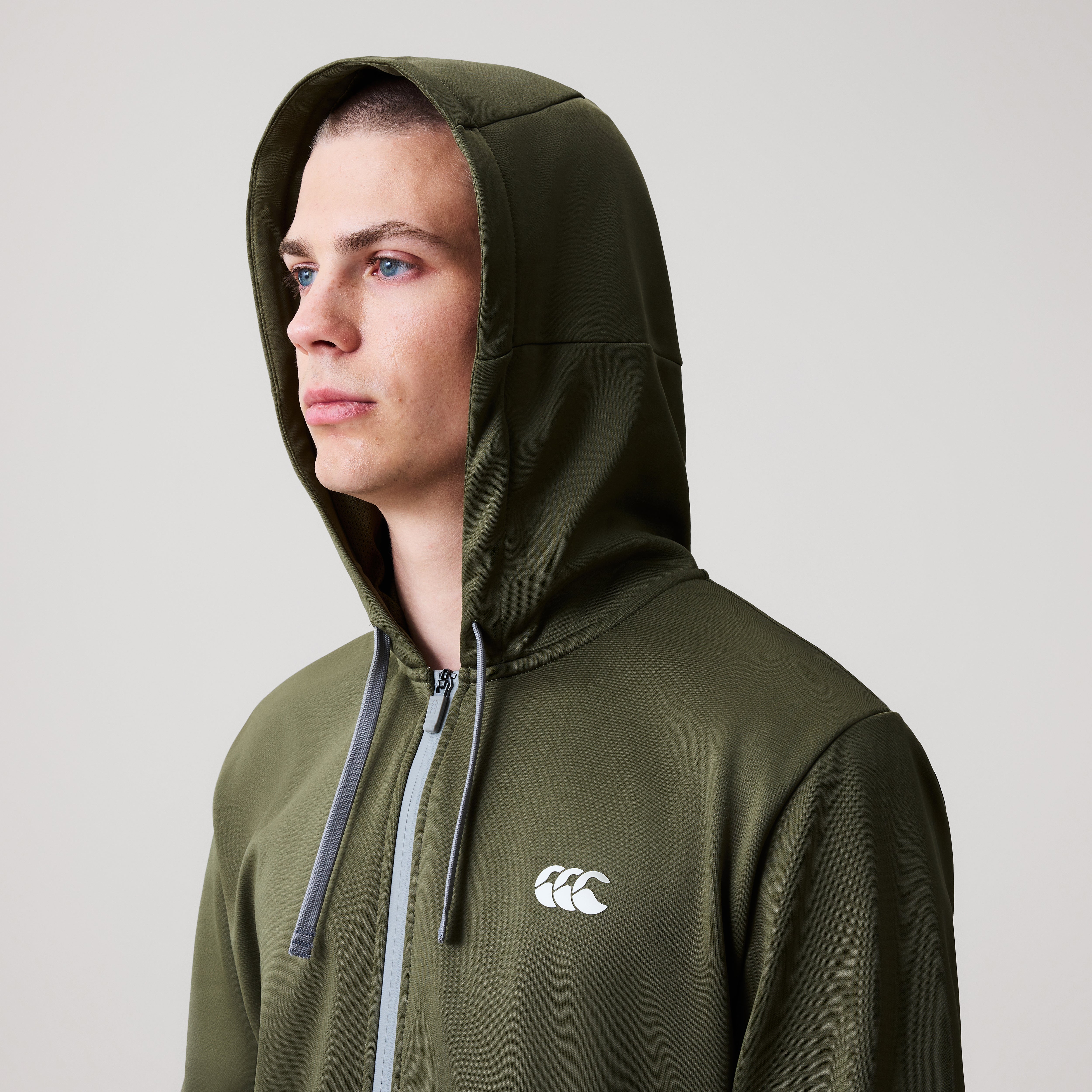 canterbury-tempo-felpa-full-zip-con-cappuccio-uomo-verde image 7