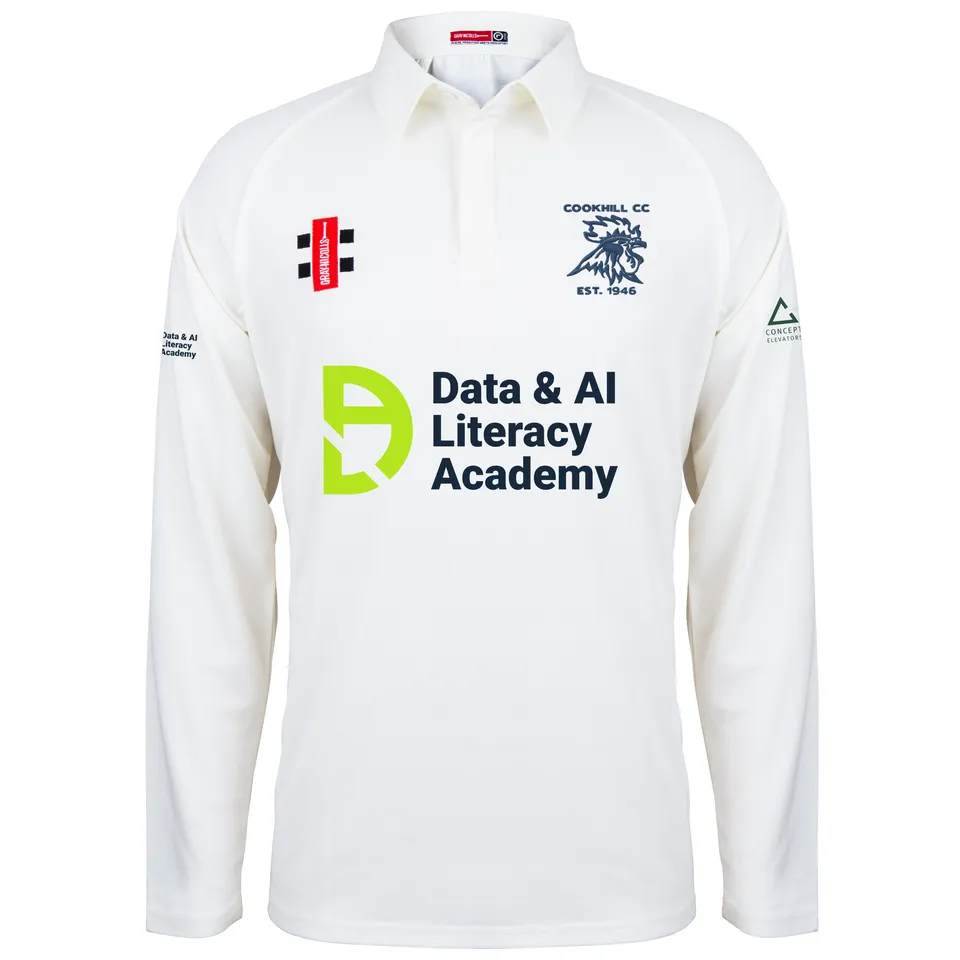 gray-nicolls-cookhill-c-c-senior-matrix-v2-maglia-manica-lunga-avorio-divisa-par image 1