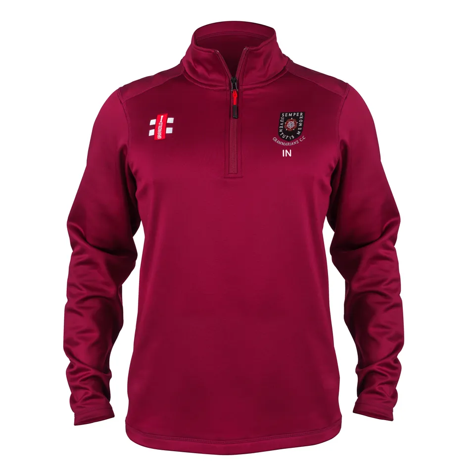 gray-nicolls-storm-fleece-senior-bordeaux-wellingborough-old-grammarians-cc image 1