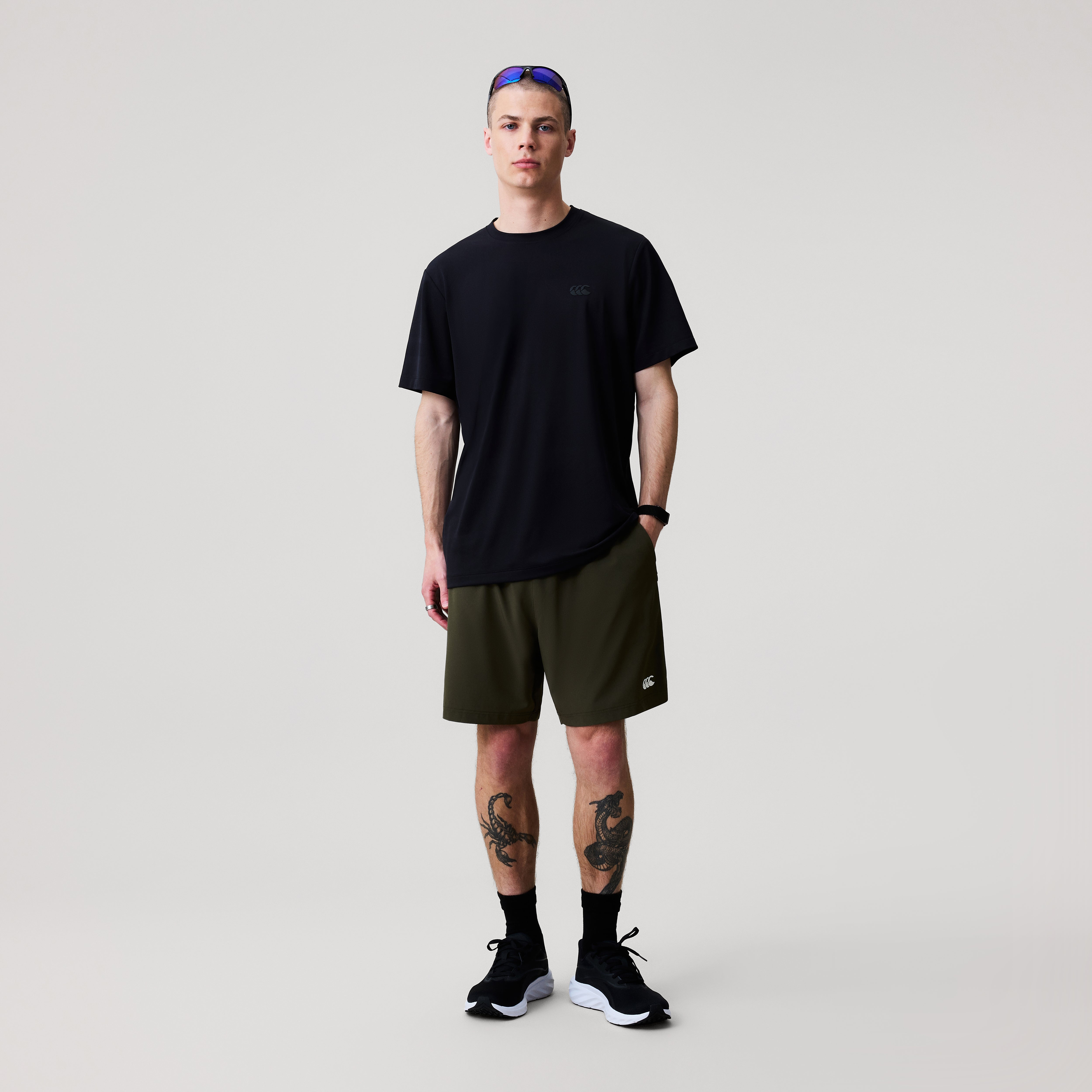 canterbury-tempo-7-training-short-da-uomo-verde image 2