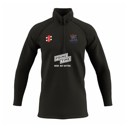 gray-nicolls-gts-pile-1-4-zip-senior-nero-fulham-pigeons-cc image 1