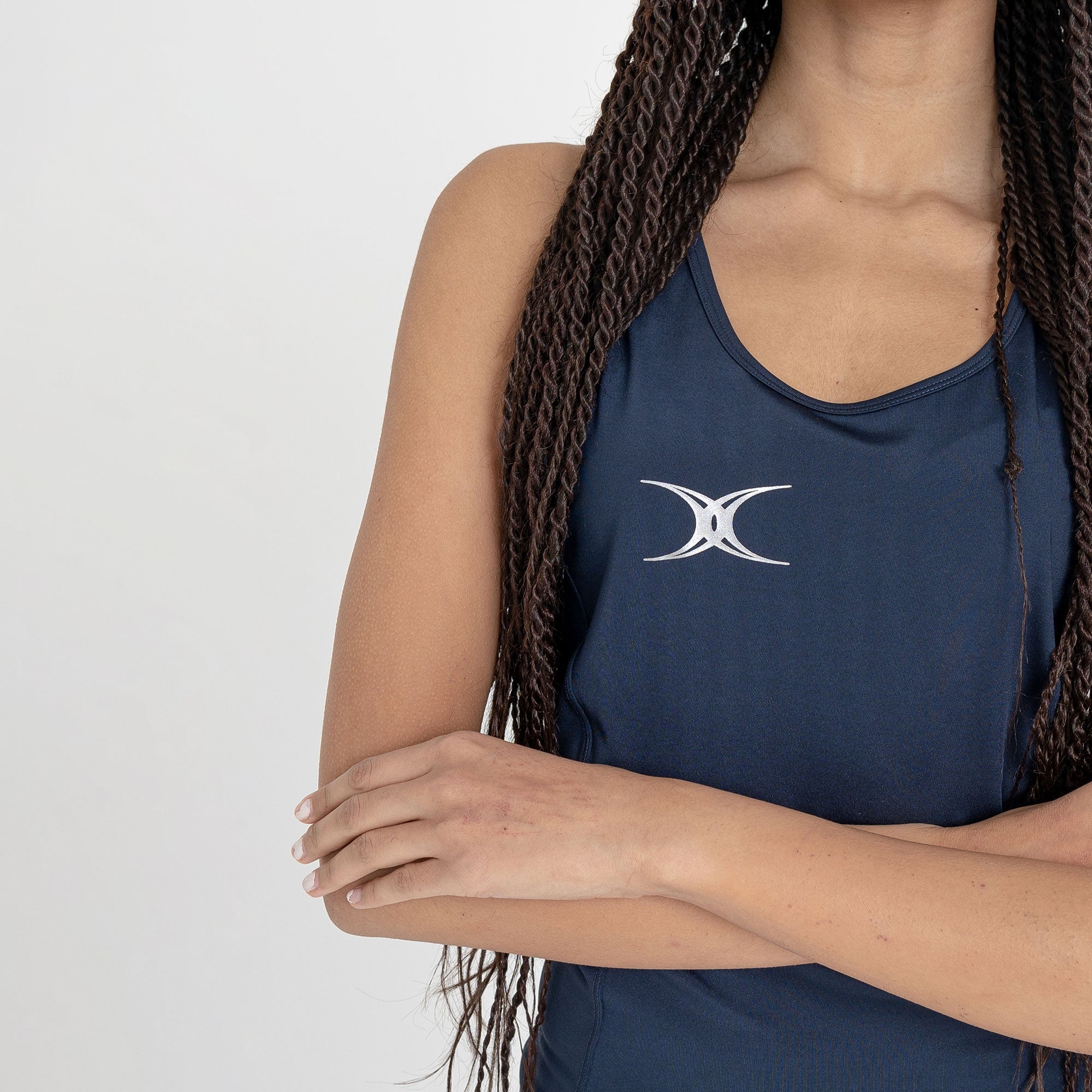 gilbert-rugby-synergie-pro-canotta-donna-training-rugby-nero-blu-navy image 3