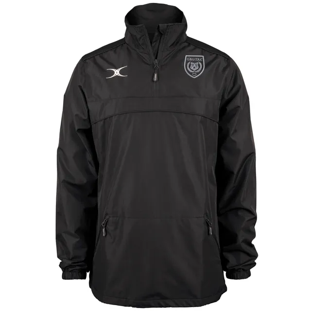 gilbert-rugby-oxford-brooks-university-trc-senior-photon-giacca-1-4-zip-nero-uom image 1