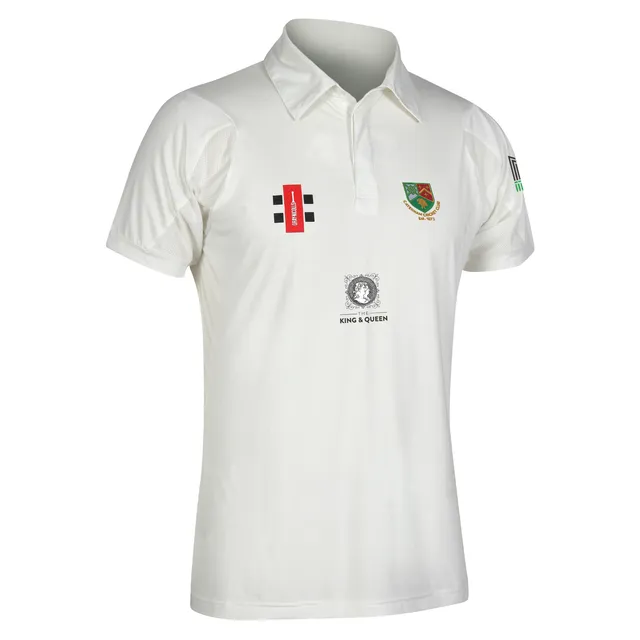 gray-nicolls-caterham-cc-senior-velocity-maglia-gara-avorio-bianca image 1