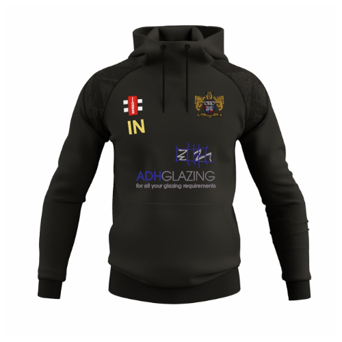 gray-nicolls-read-cc-gts-felpa-con-cappuccio-nera-senior image 1