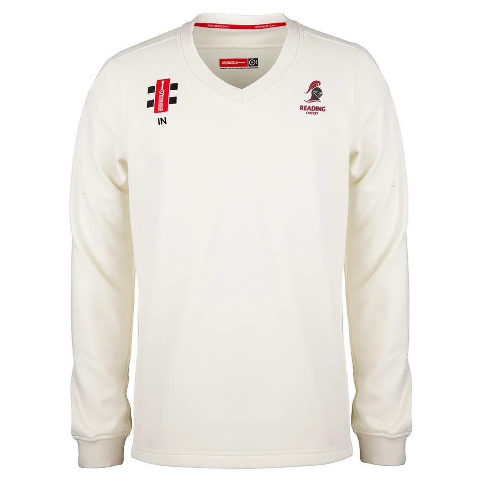 gray-nicolls-reading-university-cc-senior-ivory-pro-performance-match-sweater image 1