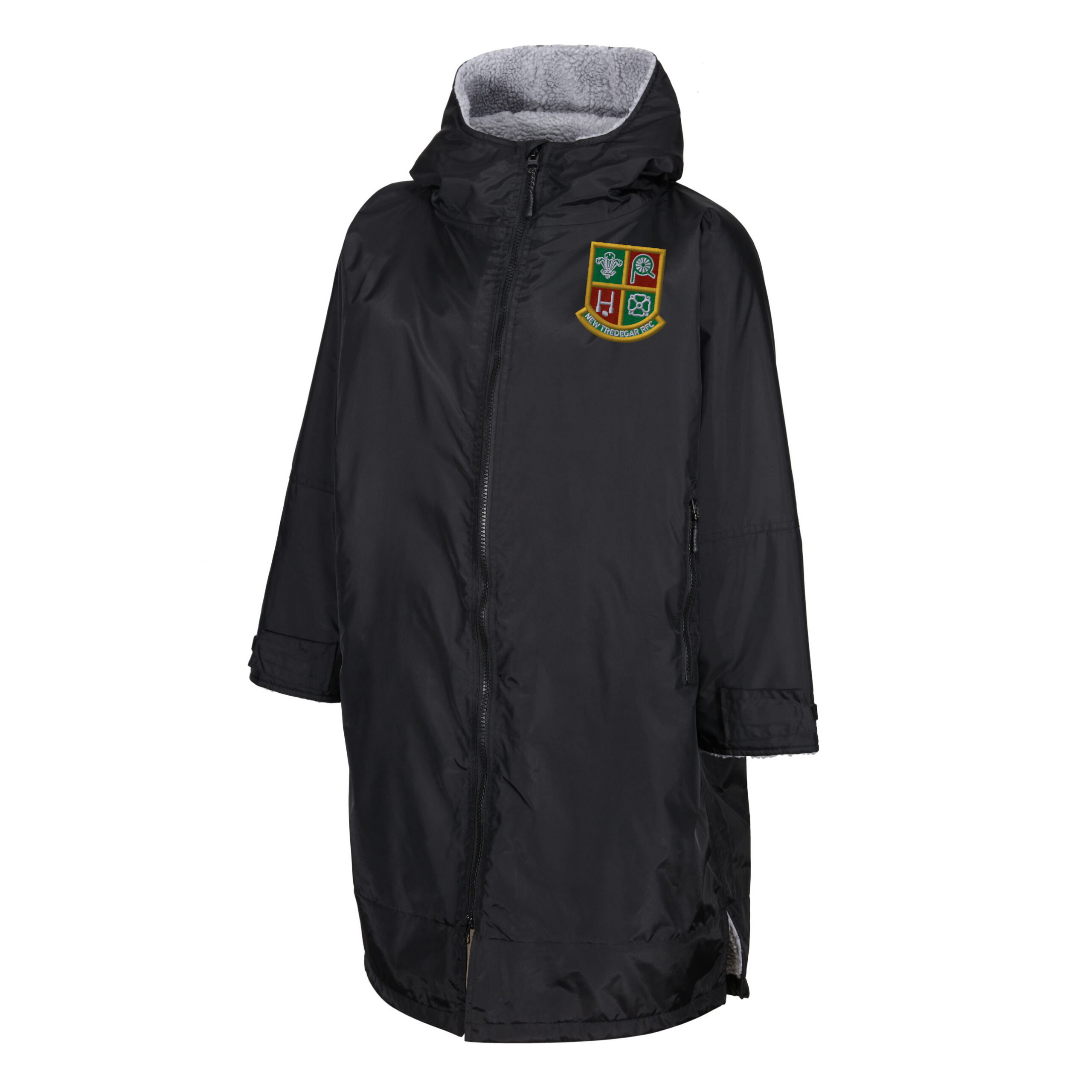 gilbert-rugby-new-tredegar-rfc-senior-giacca-accappatoio-all-weather-change-robe image 1
