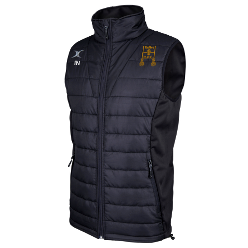 gilbert-rugby-tadley-rfc-gilet-body-warmer-uomo-pro-nero-senior image 1