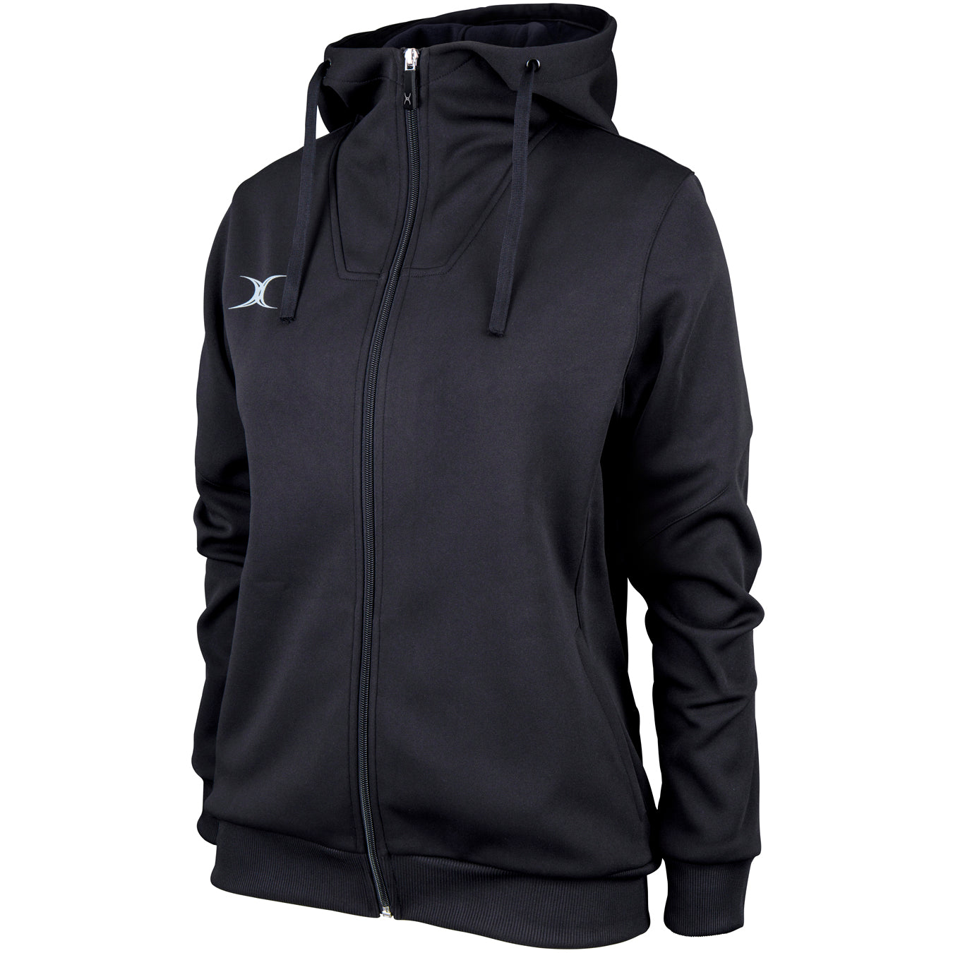 gilbert-rugby-pro-felpa-con-cappuccio-full-zip-donna image 2