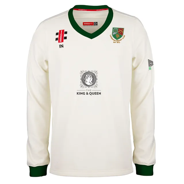 gray-nicolls-caterham-cc-adulto-pro-performance-maglione-da-gara-avorio-verde image 1